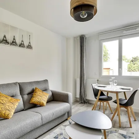 Chic Studio Near Paris - La Defense Bezons Buitenkant foto